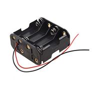 Qwertfeet Support/Boite/boitier de Batterie Noir Pouvoir contenir 8 Piles AA (12v en Tout)