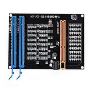 Qwertfeet Testeur de prises à double Propost AGP PCI-E X16, de Diagnostic de Carte Graphique, Testeur de Carte Vidéo