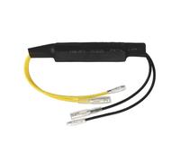 QWERTV Feu arrière LED pour clignotants de moto, indicateur LED | Décodeur de défaut 12 V 21 W pour clignotants de moto, indicateur LED, résistance de charge, feux arrière de moto,