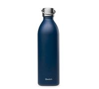 Qwetch - Active - Bouteille isotherme Matt Bleu Marine - 1 L