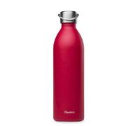 ACTIVE Bouteille isotherme double paroi en Inox avec poignée Qwetch 1 L Grenat