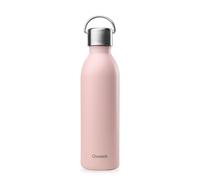 ACTIVE Bouteille isotherme double paroi en Inox avec poignée Qwetch 600 ml rose pastel