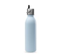 Qwetch - Active w/ Bouchon Sport - Bouteille isotherme Matt Pastel Bleu - 600 ml
