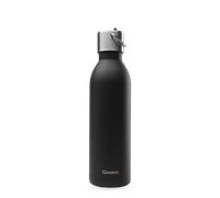 Qwetch - Active w/ Bouchon Sport - Bouteille isotherme Noir - 600 ml