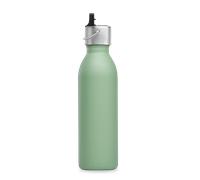 Qwetch - Active w/ Bouchon Sport - Bouteille isotherme Vert Tilleul - 600 ml