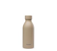 Qwetch - Bouteille Isotherme 500ml Lin - ICON - Gourde Design Compacte et Élégante Inox Recyclé - 24h Froid et 12h Chaud - Etanche