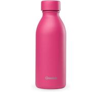 Qwetch - Bouteille Isotherme 500ml Vert Tilleul - Icon - Gourde Design Compacte Et Élégante Inox Recyclé - 24h Froid Et 12h Chaud - Etanche, Sans Bpa