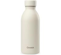 Qwetch - Bouteille Isotherme 500ml Vert Tilleul - Icon - Gourde Design Compacte Et Élégante Inox Recyclé - 24h Froid Et 12h Chaud - Etanche, Sans Bpa