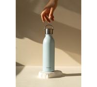 Qwetch - Bouteille Isotherme Active Pastel Bleu 600ml - Gourde avec Anse Inox Recyclé - 24h Froid et 12h Chaud - Etanche, Sans BPA & Compacte
