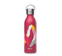 Qwetch - Bouteille Isotherme Active Altitude Grenat 600ml - Gourde avec Anse Inox Recyclé - 24h Froid et 12h Chaud - Etanche & Compacte