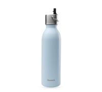 QWETCH - Bouteille Isotherme Active Bleu Pastel 600ml - Gourde avec Bouchon Sport - 24h Froid et 12h Chaud - Etanche & Compacte