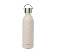 Qwetch - Bouteille Isotherme Active Camouflage Sable 600ml - Gourde avec Anse Inox Recyclé - 24h Froid et 12h Chaud - Etanche & Compacte