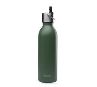 QWETCH - Bouteille Isotherme Active Kaki 600ml - Gourde avec Bouchon Sport - 24h Froid et 12h Chaud - Etanche & Compacte