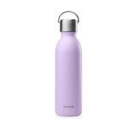 Qwetch - Bouteille Isotherme Active Lavande 600ml - Gourde avec Anse Inox Recyclé - 24h Froid et 12h Chaud -Etanche, Ergonomique & Compacte