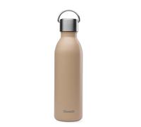 Qwetch - Bouteille Isotherme Active Lin 600ml - Gourde avec Anse Inox Recyclé - 24h Froid et 12h Chaud - Etanche & Compacte