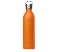 Qwetch - Bouteille Isotherme Active Orange 1000ml - Gourde avec Anse Inox Recyclé - 24h Froid et 12h Chaud - Etanche, Ergonomique & Compacte
