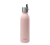 QWETCH - Bouteille Isotherme Active Rose Pastel 600ml - Gourde avec Bouchon Sport - 24h Froid et 12h Chaud - Etanche & Compacte
