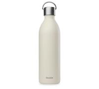 Qwetch - Bouteille Isotherme Active Sable 1L - Gourde avec Anse Inox Recyclé - 24h Froid et 12h Chaud - Etanche, Sans BPA & Compacte