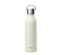 Qwetch - Bouteille Isotherme Active Sable 600ml - Gourde avec Anse Inox Recyclé - 24h Froid et 12h Chaud - Etanche, Sans BPA & Compacte