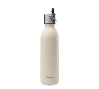 QWETCH - Bouteille Isotherme Active Sable 600ml - Gourde avec Bouchon Sport - 24h Froid et 12h Chaud - Etanche & Compacte