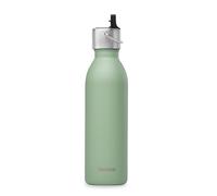 Qwetch - Active w/ Bouchon Sport - Bouteille isotherme Vert Tilleul - 600 ml