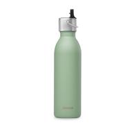 QWETCH - Bouteille Isotherme Active Vert Tilleul 600ml - Gourde avec Bouchon Sport - 24h Froid et 12h Chaud - Etanche & Compacte