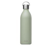 QWETCH-Bouteille isotherme en inox recyclé coloris vert tilleul Qwetch Active Matt - 1000 ml