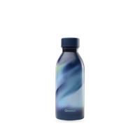 Qwetch - Bouteille Isotherme Icon Inox - Bouteille isotherme Aura Bleu Nuit - 500 mL