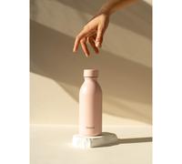 Qwetch - Bouteille Isotherme 500ml Pastel Rose - ICON - Gourde Design Compacte et Élégante Inox Recyclé - 24h Froid et 12h Chaud - Etanche, Sans BPA