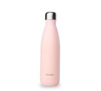 QWETCH - Bouteille Isotherme INOX - Maintient Vos Boissons au Chaud Pendant 12 Heures & au Frais Pendant 24 Heures - BPA Free - Marque Française (Rose pastel, 500 ML)