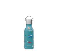 Qwetch - Bouteille Isotherme Kids - Bouteille isotherme Honolulu Bleu Acier - 350 mL