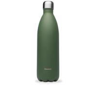 Qwetch - Bouteille Isotherme Granite Kaki 1L - Gourde Nomade Inox - 24h Froid et 12h Chaud - Etanche, Sans BPA & Réutilisable - Gourde isotherme pour Sport, Voyage, Bureau, Randonnée
