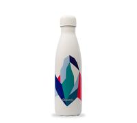 Qwetch - Bouteille Isotherme Originals Altitude Blanc 500ml - 24h Froid et 12h Chaud - Etanche, Sans BPA & Réutilisable - Gourde inox isotherme pour Sport, Voyage, Bureau, Randonnée