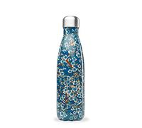 Bouteille isotherme Qwetch Flowers Bleu - Inox - 50 cl - 50.0000 cl