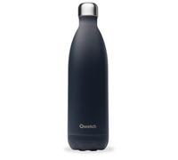 Qwetch - Bouteille Isotherme Originals Gris Carbone 1L - 24h Froid et 12h Chaud - Etanche & Réutilisable - Gourde inox isotherme pour Sport, Voyage, Bureau, Randonnée
