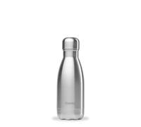 Qwetch - Bouteille Isotherme Originals Inox Brossé 260ml - 24h Froid et 12h Chaud - Etanche & Réutilisable - Gourde inox isotherme pour Sport, Voyage, Bureau, Randonnée