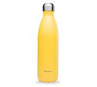 Qwetch - Bouteille Isotherme Originals Jaune 750ml - 24h Froid et 12h Chaud - Etanche & Réutilisable - Gourde inox isotherme pour Sport, Voyage, Bureau, Randonnée