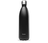 Qwetch - Bouteille Isotherme Originals Noir 1L - 24h Froid et 12h Chaud - Etanche, Sans BPA & Réutilisable - Gourde inox isotherme pour Sport, Voyage, Bureau, Randonnée