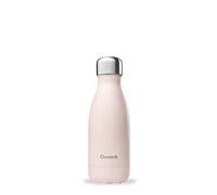 Qwetch - Bouteille Isotherme Originals Rose Pastel 260ml - 24h Froid et 12h Chaud - Etanche, Sans BPA & Réutilisable - Gourde inox isotherme pour Sport, Voyage, Bureau, Randonnée