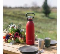 Qwetch bouteille isotherme titan rouge