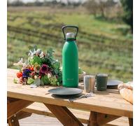 Qwetch bouteille isotherme titan vert