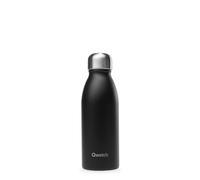 QWETCH - Bouteille One Inox Ultra Légère -Noir Matt 500ml - Gourde Simple Paroi - Etanche, Sans BPA & Réutilisable - Gourde inox du quotidien, non isotherme