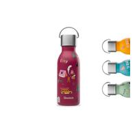 QWETCH - Gourde Enfant Isotherme 350ml - Kids Yosemite Grenat (Bouchon classique) - Gourde Inox - 24h Froid et 12h Chaud - Etanche & Sans BPA - Gourde du quotidien pour école, sport et sorties