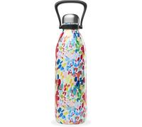 Qwetch - Grande Bouteille Isotherme - Arty 1,5l - 48h Froid Et 16h Chaud - Etanche & Sans Bpa - Gourde Inox Avec Poignée De Portage - Thermos Isotherme Pour Pique-Nique, Camping, Famille