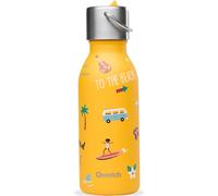 QWETCH Insulated Stainless Steel Bottle Kids Honolulu 350 Ml - Enfant - Jaune - taille Unique- modèle 2025