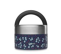 QWETCH - Lunch Box Isotherme Inox avec Poignée - Hanami Bleu 650ml - Boîte Alimentaire Repas Chaud - 5h Chaud et 7h Froid - Etanche & Sans-BPA