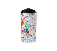 QWETCH - Travel Mug Isotherme - Arty 350ml - Thermos Café & Thé en Inox - 6h Chaud et 12h Froid - Sans BPA, Étanche, Mug de voyage
