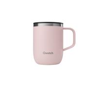 Qwetch - Mug Isotherme Inox - Mug Rose - 350 ml