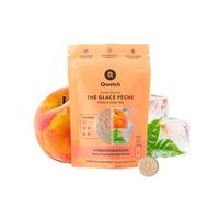 Qwetch SOLID DRINKS - 12 Pastilles d’Hydratation Thé Pêche - Boisson Sans Sucres - Vitamines C & B - Ice Tea Naturel - Vegan, Zéro Calorie, Fabriqué en France