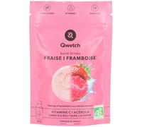 Qwetch Solid Drinks Bio x12 Fraise Framboise Pastille(S) 12 pc(s)